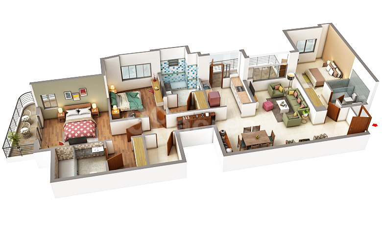 Max Antara  floor plan layout
